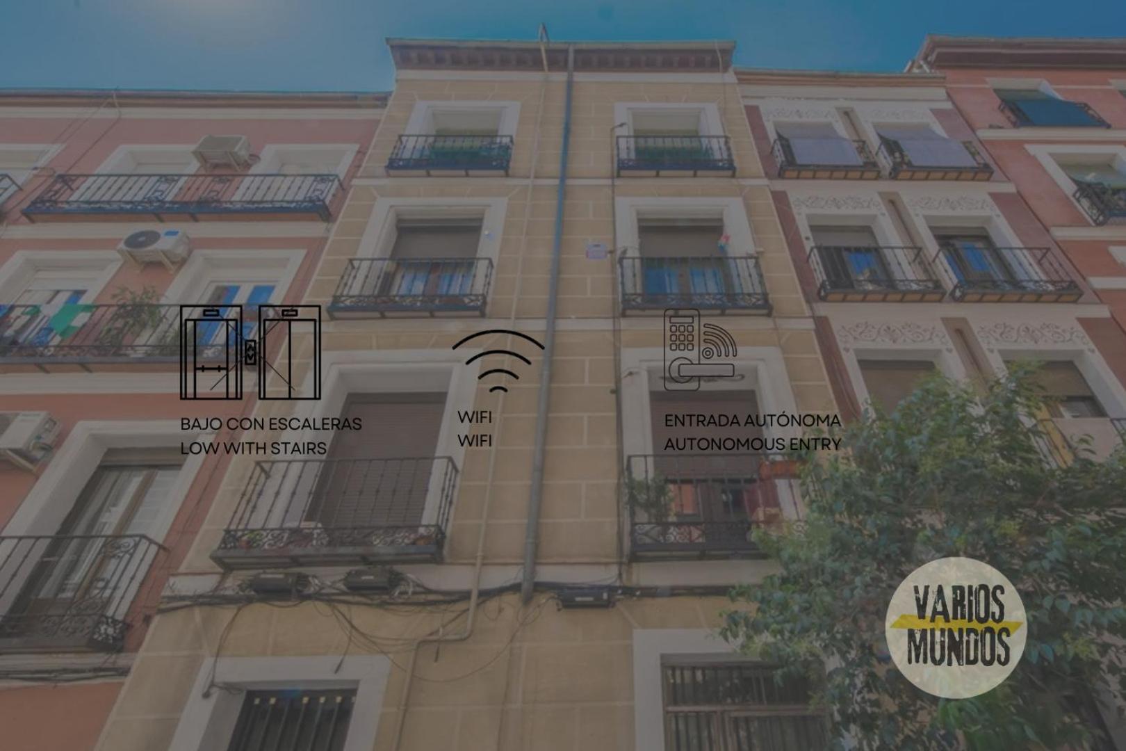 Cool Duplex Bajo Apt 7Pax Cerca De Tirso De Molina E2 มาดริด ภายนอก รูปภาพ